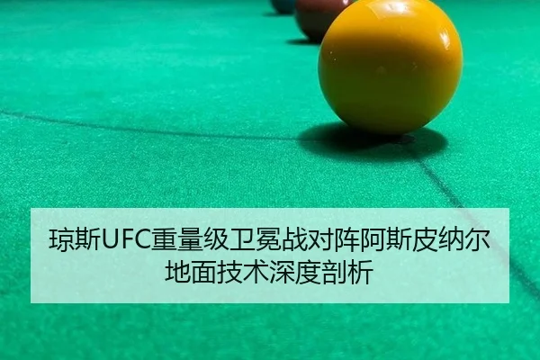 琼斯UFC重量级卫冕战对阵阿斯皮纳尔地面技术深度剖析